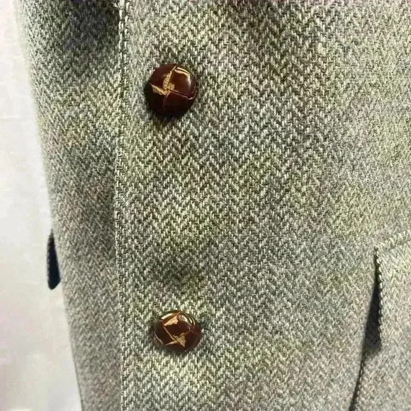 Vintage Cricketeer Wool Blazer Sport Coat Made in USA Tweed Jacket 70s LG/XL - Picture 2 of 8